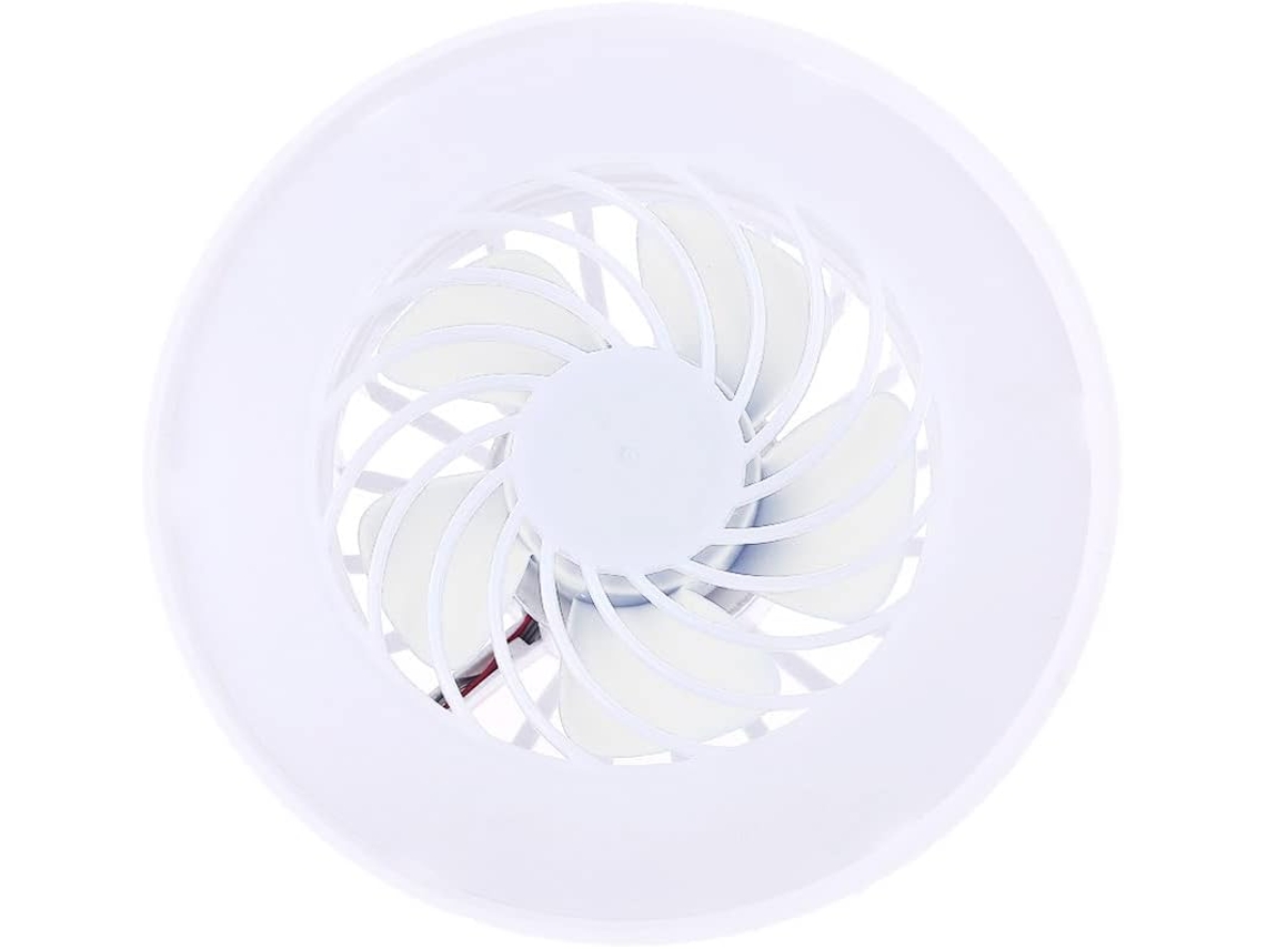 Ventilador De Teto Com Lâmpada Led E27 12w, 220v Ac, Para Casa,