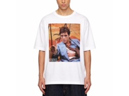 Rockinstone Scarface Movie Thumbs And Ammo White Adult T-shirt Size:m