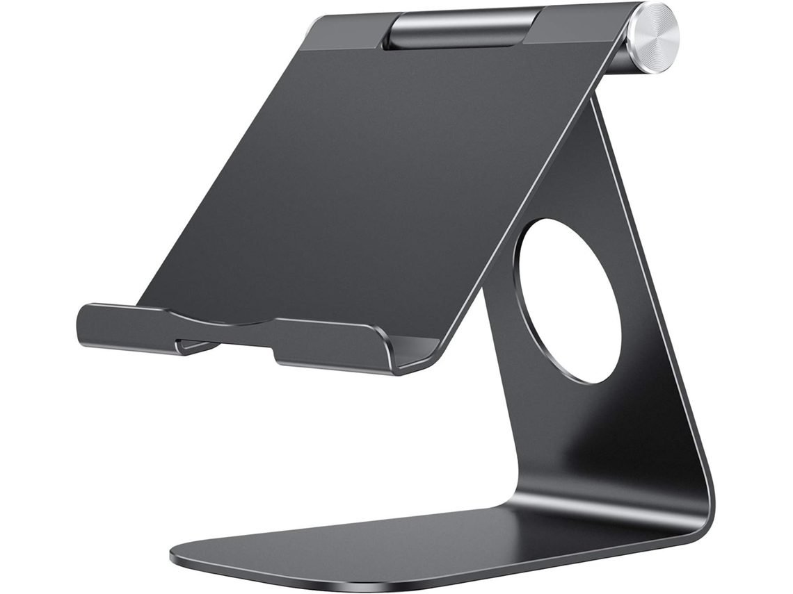 Suporte de alumínio para tablet, ajustável e durável, compatível com iPad 10.9/10.2 e Pro 13/12.9/11.