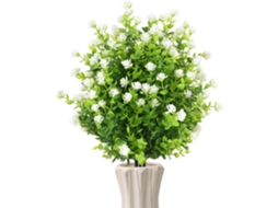 Plantas Artificiais para Uso Externo, Resistentes Aos Raios Uv, Realistas, Flores, Primavera, Verão, CHABERLU
