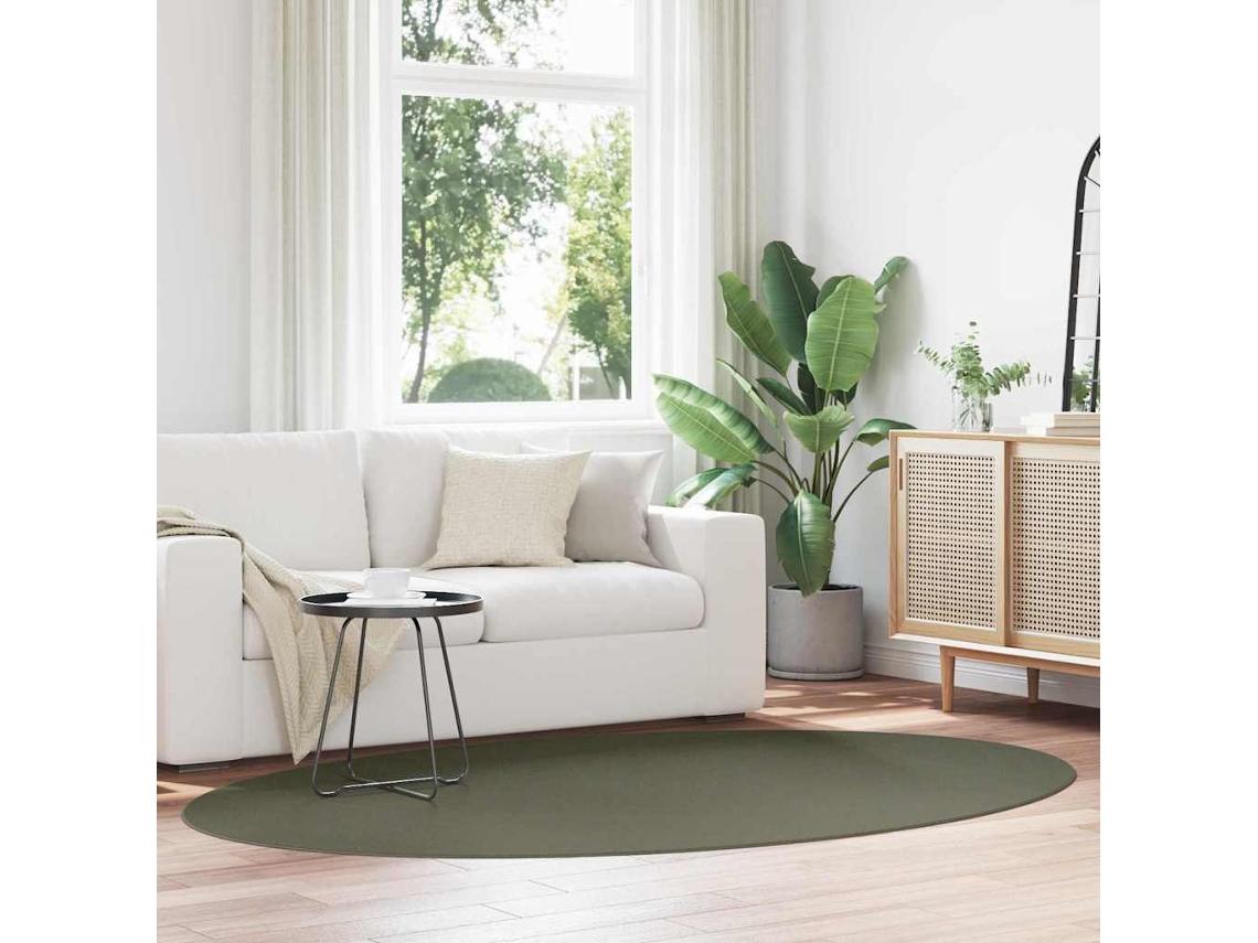 Vidaxl Tapete Huarte Verde Floresta 160 X 230 Cm 100% Poliéster