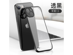 Capa Protetora De Silicone Sem Moldura Para Iphone 17 Pro (preto Translúcido) Da Apple