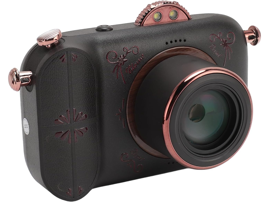 Câmera Digital 5k, Fotos de 96 Mp, Zoom de 50x, Tela de 3,5", Wi fi e Microfone. SFUSHOS