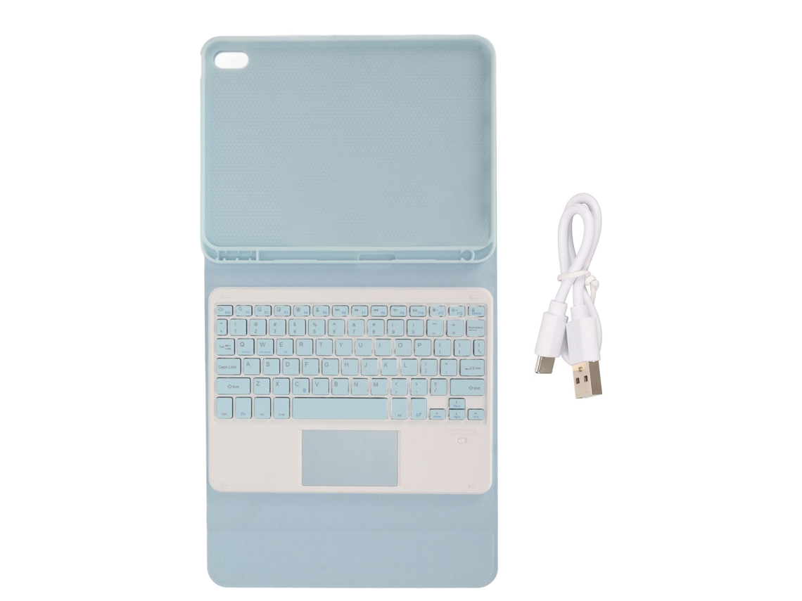 2026zentro-capa Para Tablet Com Teclado Magnético, Suporte Para Caneta E Touchpad Para Ios 10.9polegadas 2022 G10 Azul