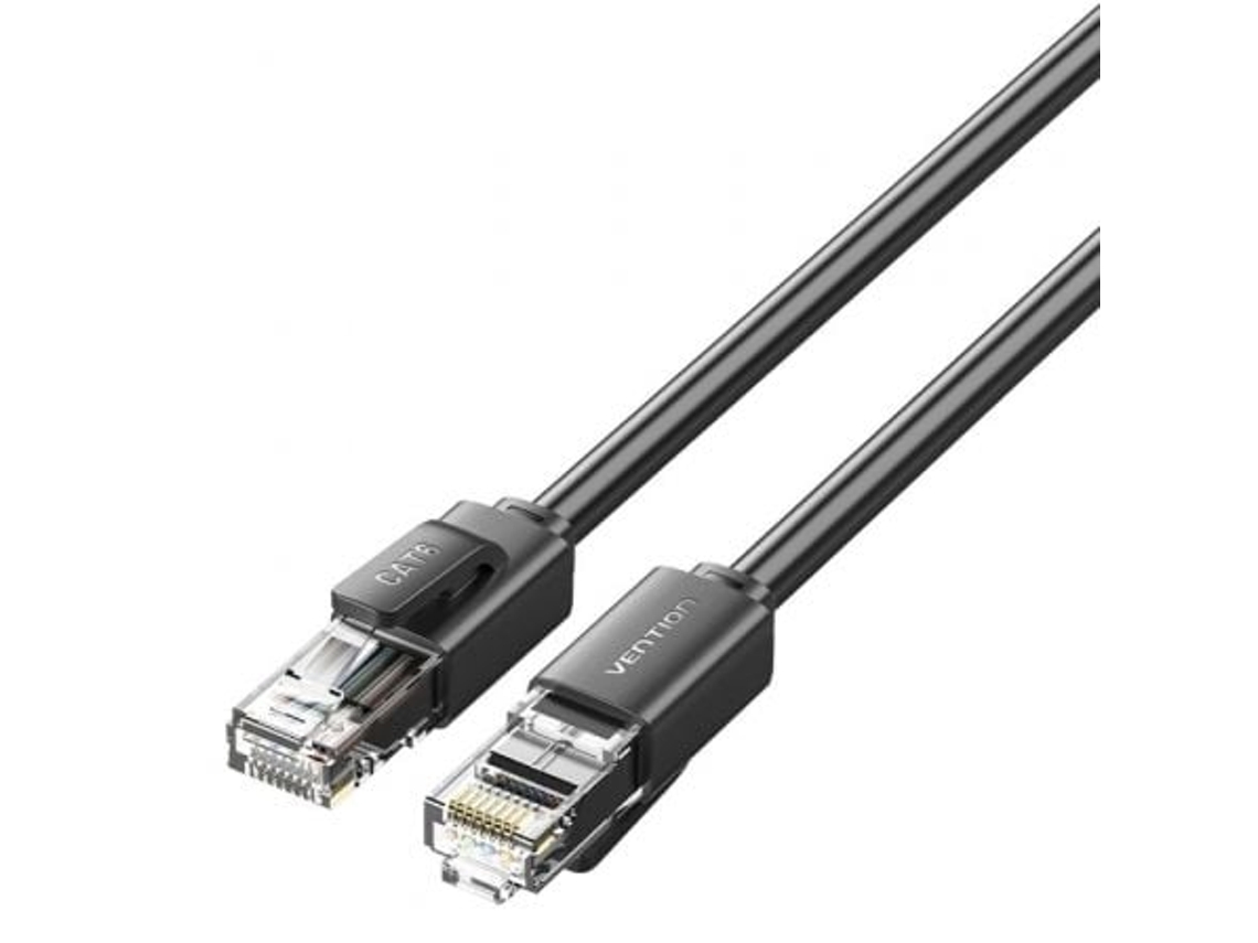 Cabo de Rede Utp Rj45 VENTION Ibrbj Cat.6/ 5M/ Preto