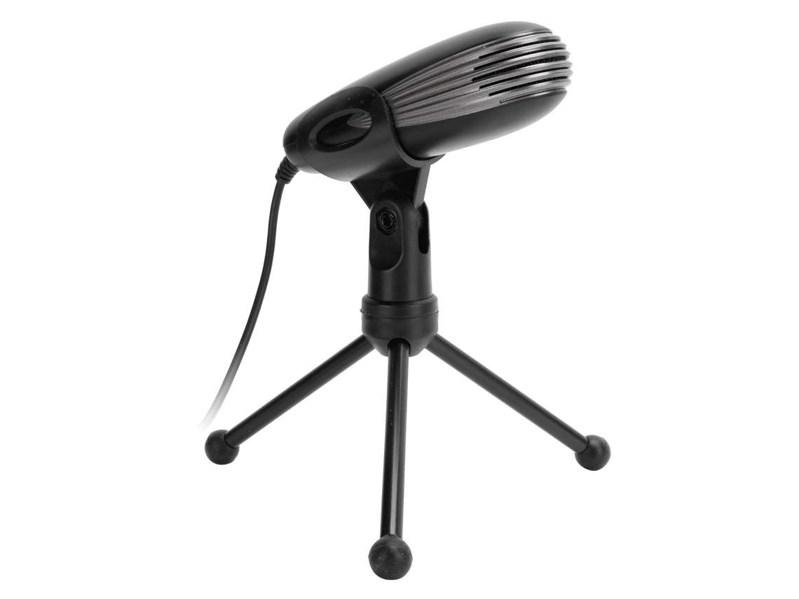Aetheria microfone Condensador Usb 3.5mm com Tripé para Notebook Chat Voz Gaming Broadcast Preto