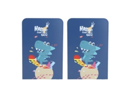 Sujetalivros De Metal De Grande Capacidade Com Personalidade Criativa Para Escritório, Para Crianças, Cor Azul