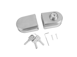 2026 Store cerradura de Porta de Vidro de Aço Inoxidável 10~12mm com Chaves para Casa Hotel Banheiro