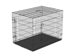 Gaiola Dobrável de Aço para Pets com Alça Superior e Abertura Dupla. 75x48,4x53 Cm Ge