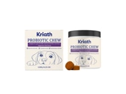 Tabletes Masticáveis Proibióticos Cães Kriath Suave