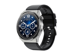 Relógio inteligente Ochstin 5HK46P com tela redonda de 1,36 polegadas e pulseira de silicone com função de chamada Bluetooth Hengrongshen
