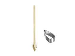 Metal Pontas De Reposição Caneta Stylus Para Samsung Galaxy Tab S6/tab S6 Lite, Com Removedor (ouro) Spqment