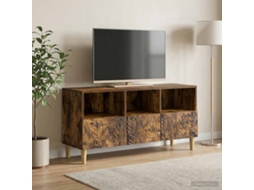 Vidaxl Gabinete Para Tv 102 X 34,5 X 50 Cm Carvalho Fumado