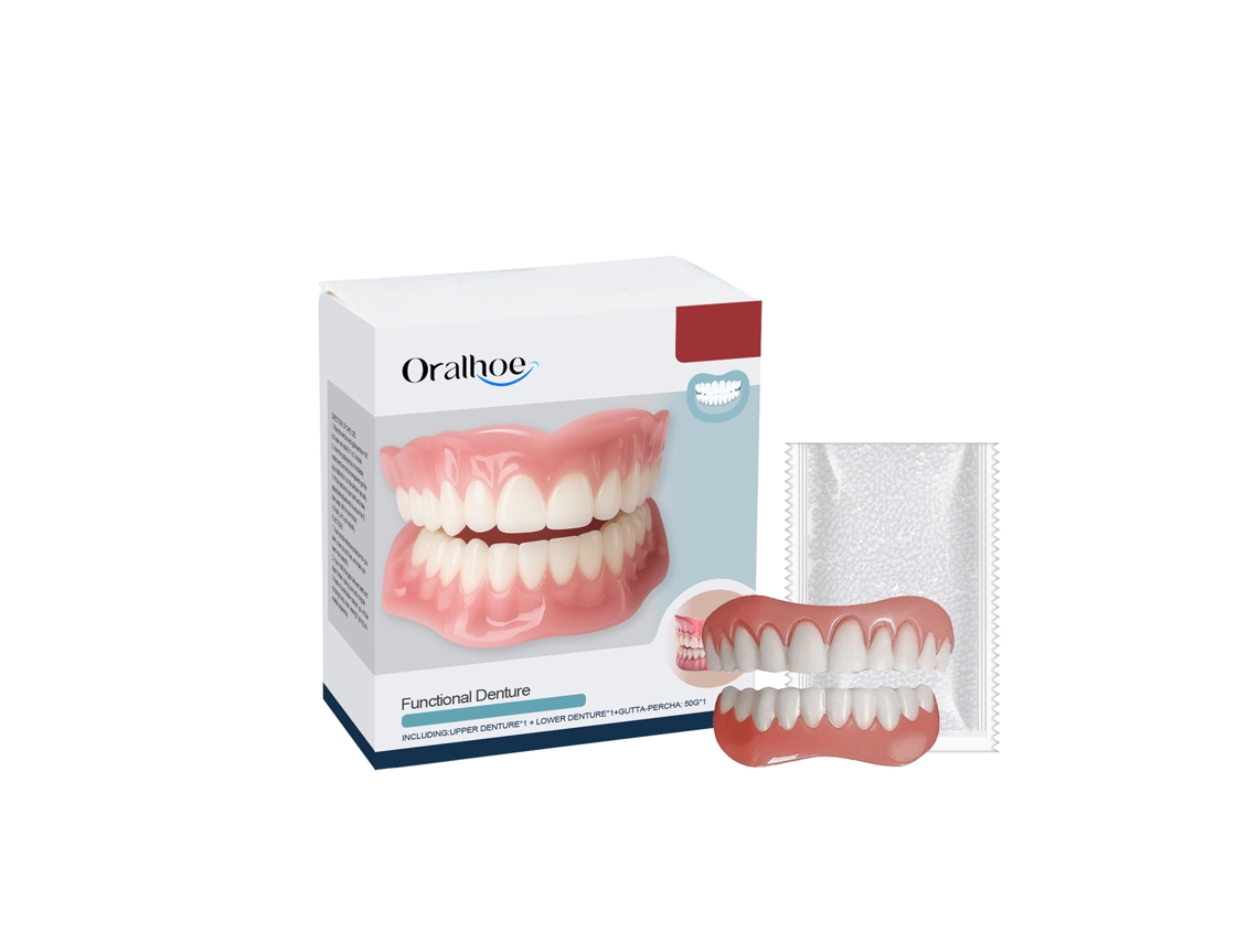 Conjunto Decorativo para Próteses Dentárias, Compatível e Fácil de Limpar LAXISCREED