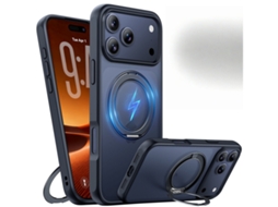Capa Para Iphone 17 Pro Max (não Original) - Magnética Com Suporte Integrado, Protetora