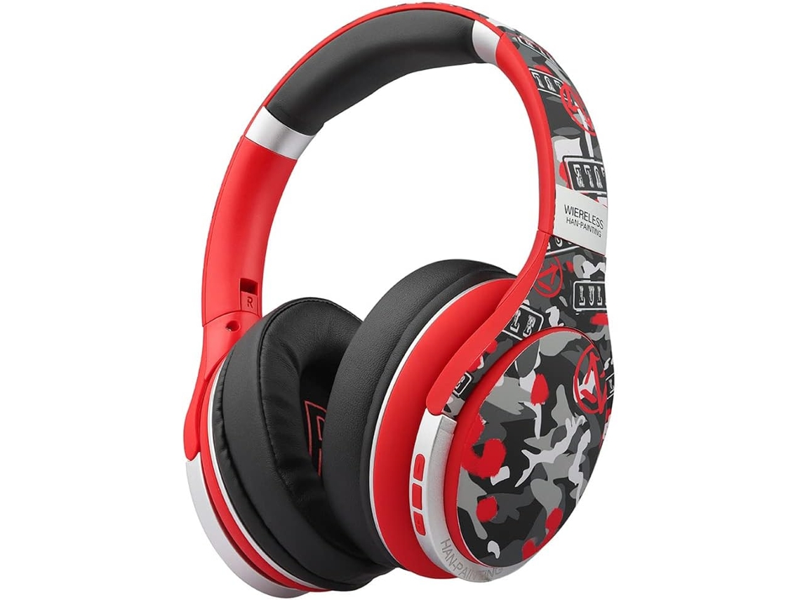 Fones De Ouvido Bluetooth 5 0hi Fi Estéreo Sem Fio Dobráveis Com Graves Profundos, Microfone, Chamadas Em Hd E 30 Horas