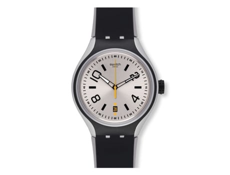 Relógio SWATCH Helsinki Yes4010 Mulher (Alumínio e Silicone - Prateado)