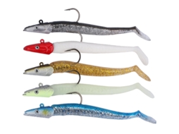 5 Iscas Macias, 10g/11cm, Iscas Artificiais Oscilantes Com Anzóis Em Forma De Colher.