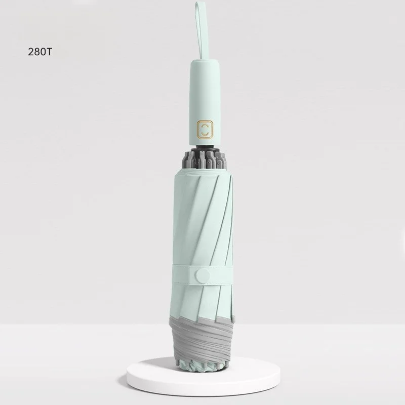 Guarda chuva Reversível Automático , Bordas de Silicone, Tecido 280t, Guarda chuva de Negócios de Alta Qualidade. MDUG (verde 10k)