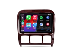 Rádio Automotivo Android 15 Junsun Para Mercedes Benz Classe S W220 (1998 - 2005) | Auto Carplay | 4gb+64gb | Plug And Play | Gps | Swc