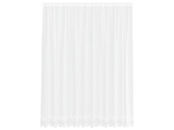 Maison Exclusive - Cortina De Renda Com Cortinas Branco 300 X 245 Cm Poliéster