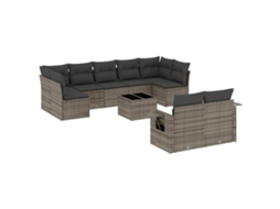 Garden Sofa Set, Garden Sofa Sets Vidaxl Cinzeto Rattan / Vime (n/a)