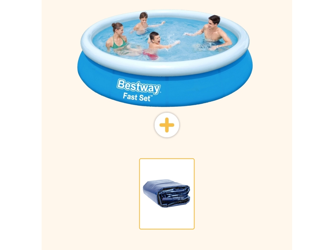 Bestway Piscina Bestway Fast Set Redonda - 366x76 Cm - 2-peças S22264
