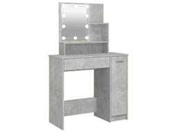 Dressing Table, Dressing Tables Vidaxl Cinzeto Madeira Processada