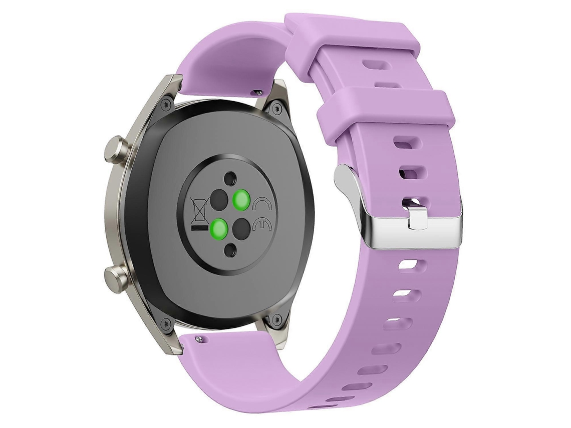 Pulseira De Silicone Brilhante Para Relógio, 20 Mm