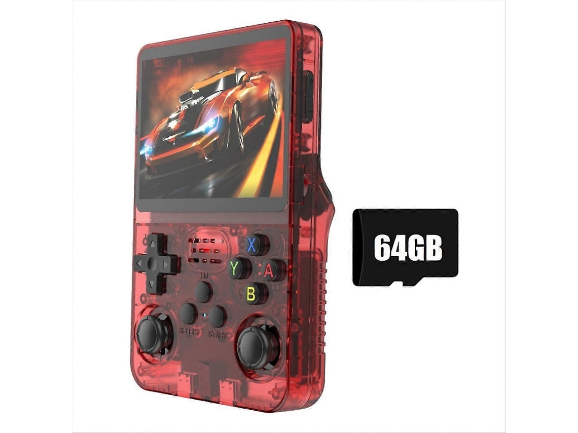 Console de Jogos Retrô K36s R36s com Sistema Linux de 64 Gb e Tela Ips de 3,5 Polegadas. GOKOCO
