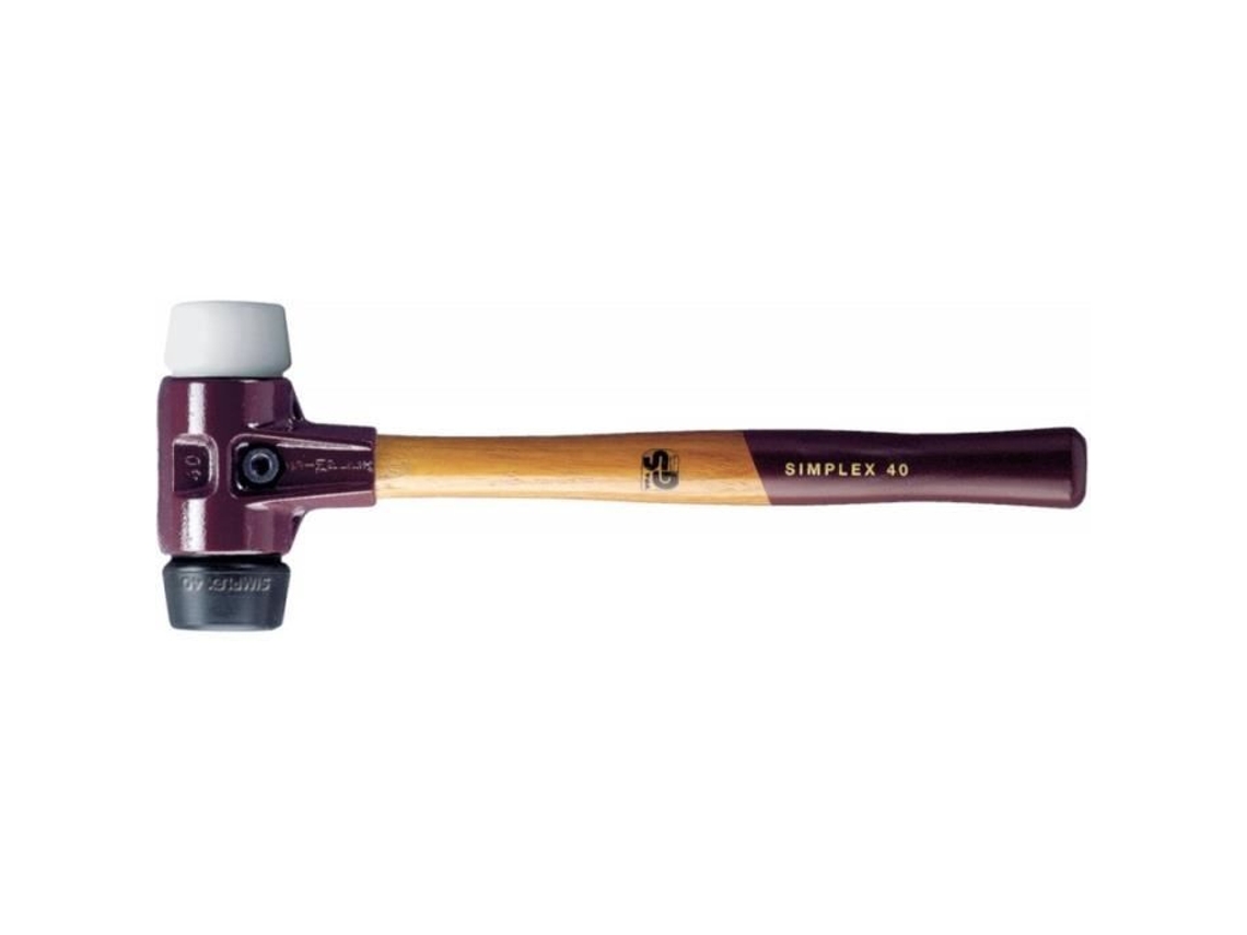 Marreta de Borracha/Plástico HALDER Simplex 30Mm para Pavimentação Jardinagem e Construção