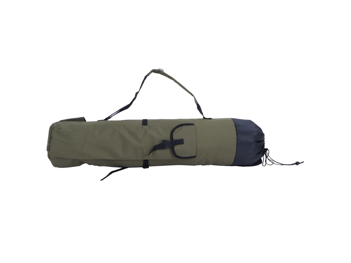 Bolsa de pesca multiuso plegável com compartimento grande para equipamento de pesca verde militar S/MARCA