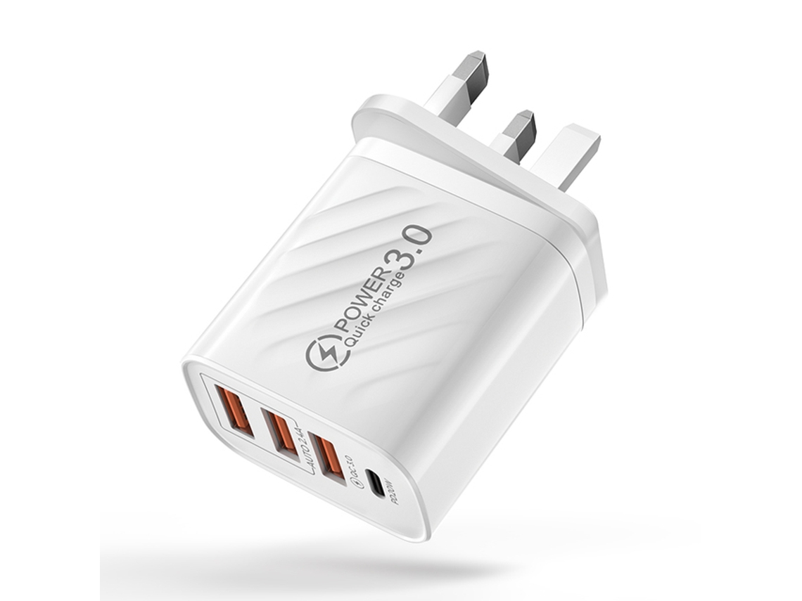 Carregador Ay-ay-trg-3upd-4 Branco