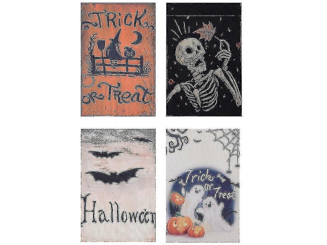 Bandeiras De Jardim De Halloween Para Decorações De Halloween Ly Ebike