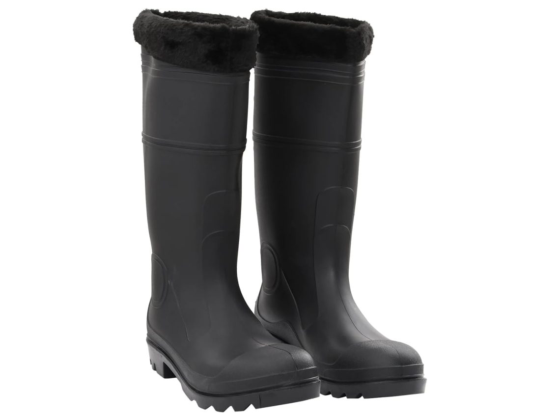 Rain Boots Vidaxl Preto Pvc (45)