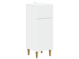Vidaxl Armário De Armazenamento Para Banheiro Arnhem Branco