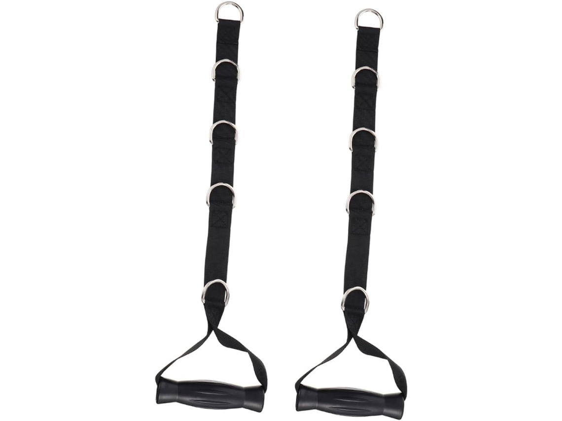 Soimiss Conjunto De 2-faixas Elásticas Resistência Para Exercícios Com Força Ajustável E Função Prática