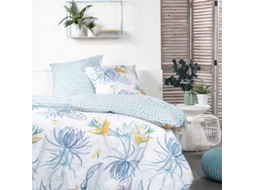 Capa de Edredão Impressa 2 Capas Quadrantes Qualidade 100% Algodão M/Tropic 220X240Cm MEVAK LIVING
