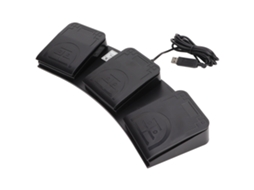 Pedal De Pé Usb Com 3 Teclas Para Jogos No Pc