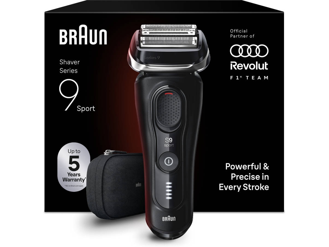 Máquina de Barbear BRAUN Series9 9110s (Bateria - 60 min - Preto)
