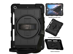 Capa de silicone híbrida à prova de choque Webake para tablet com alça de ombro