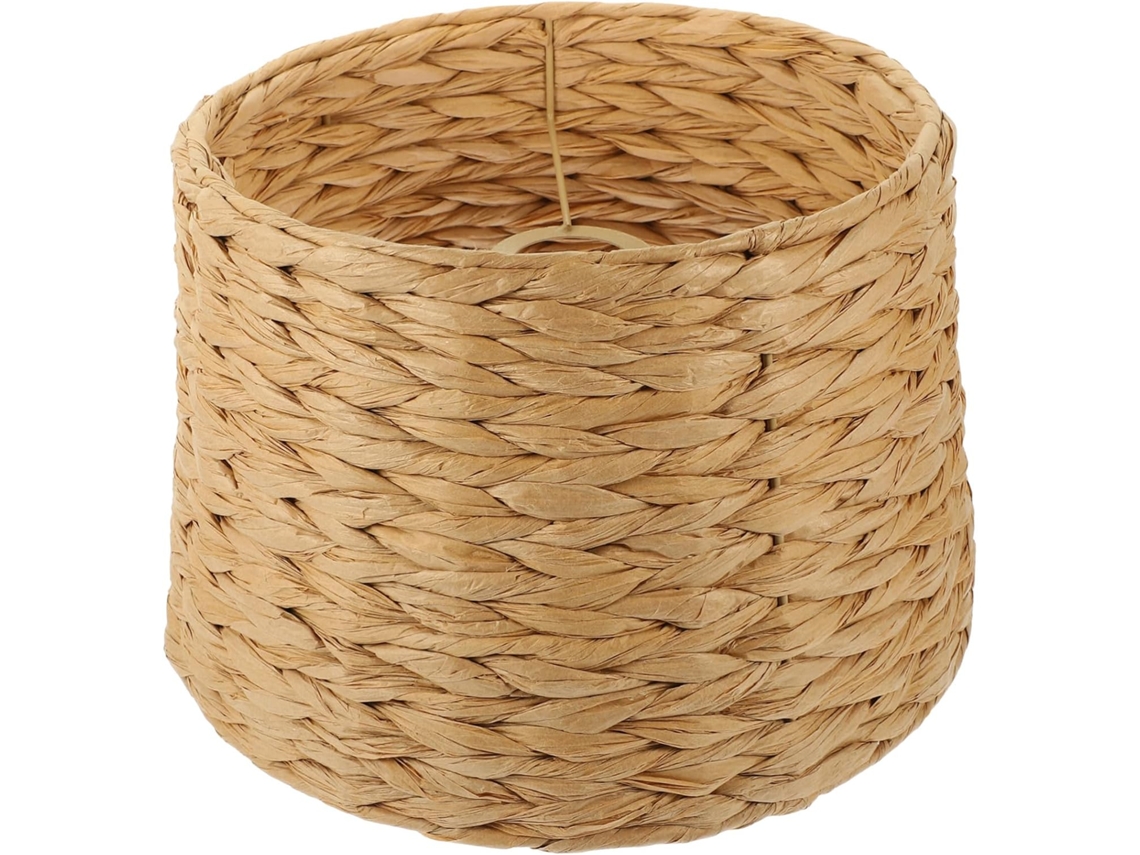 Abajur de Mesa Trançado para Decoração de Interiores, Capa para Luminária. SFUSHOS