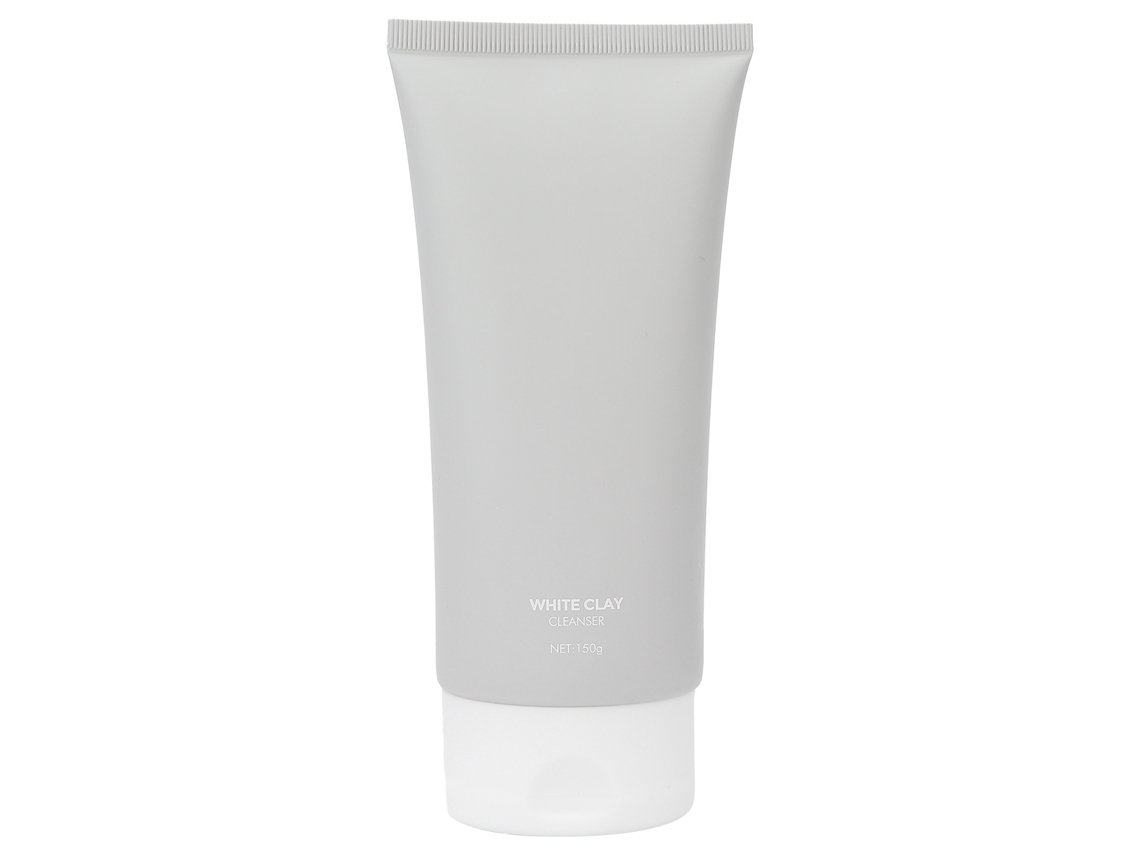 Sabonete facial masculino com argila branca, refrescante para limpeza dos poros, controle da oleosidade, 150g
