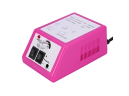 Máquina Eléctrica De Unhas Para Manicura E Pedicura Kit De Broca De Lixamento (vermelho Rosa)