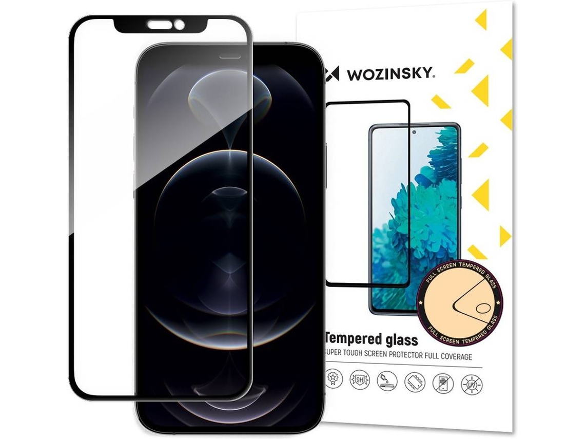 Película iPhone 13 Mini LMOBILE Super T/gh Vidro Temperado Full Cover Preto