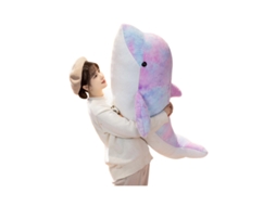 Brinquedo de Pelúcia Golfinho Grande para Abraçar e Dormir, Boneca para Cama, Presente de Aniversário para Meninas Rosa Sonho CHABERLU