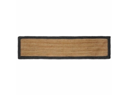 Conjunto 1 Tapete Moderno Vidaxl Cinzento Escuro Juta (60 X 250 Cm)
