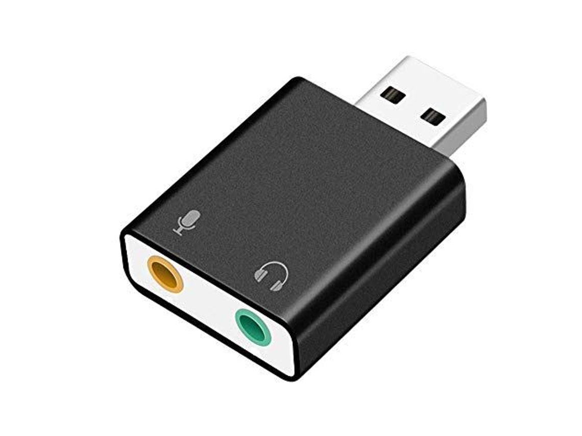 Placa de som externa USB Asbter, adaptador USB, placa de som 3D, Ster Brilvibera