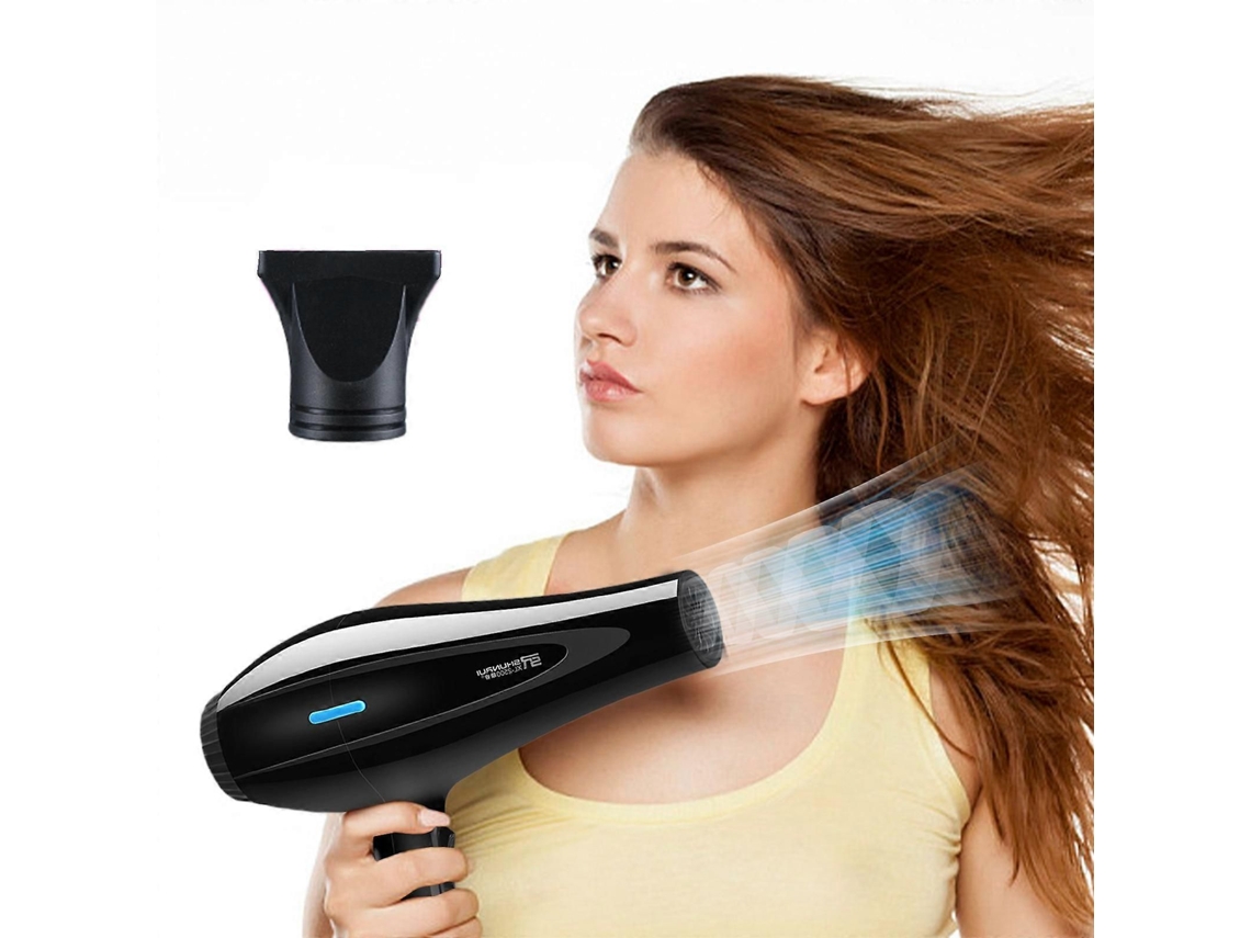 Secador De Cabelo 220v Para Homens E Mulheres, Com 5 Configurações De Temperatura, Secagem Rápida E Bocal Concentrador. Modelo Flye3011.