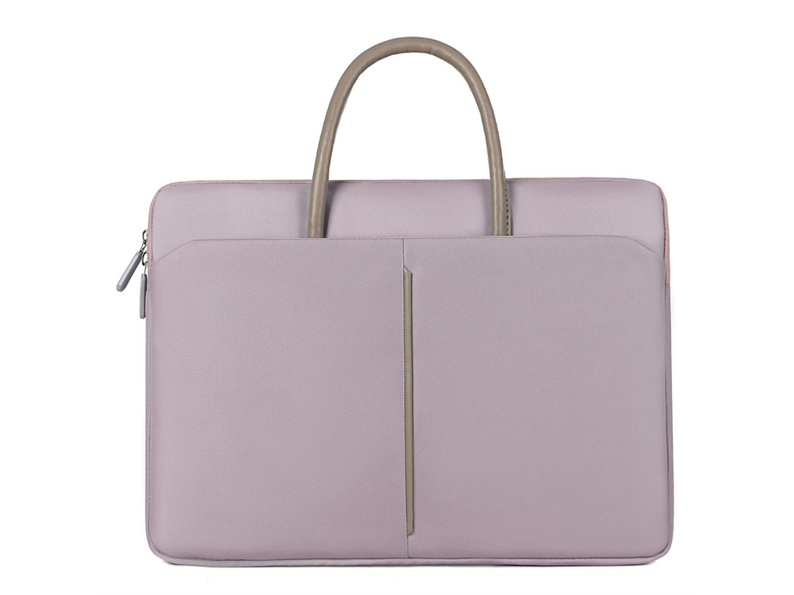 Bolsa Para Portátil De 15.6 Polegadas Com Bolsos E Alça Para Mulher, Impermeável E Protetora Para Computador Rosa Hexinyigjly